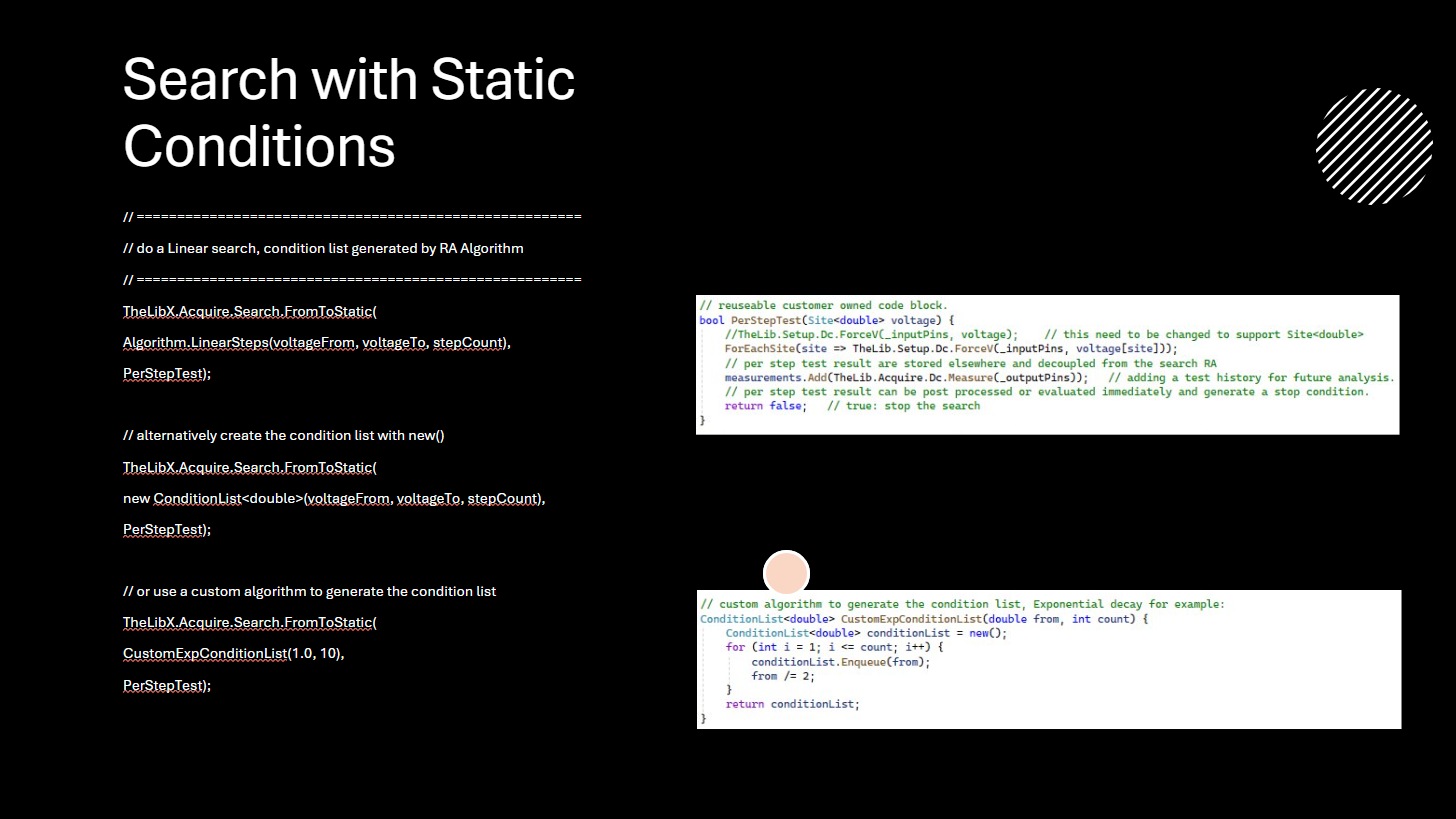 Step 2 of ConditionList search approach demonstrating condition evaluation and search progression within the generic model framework